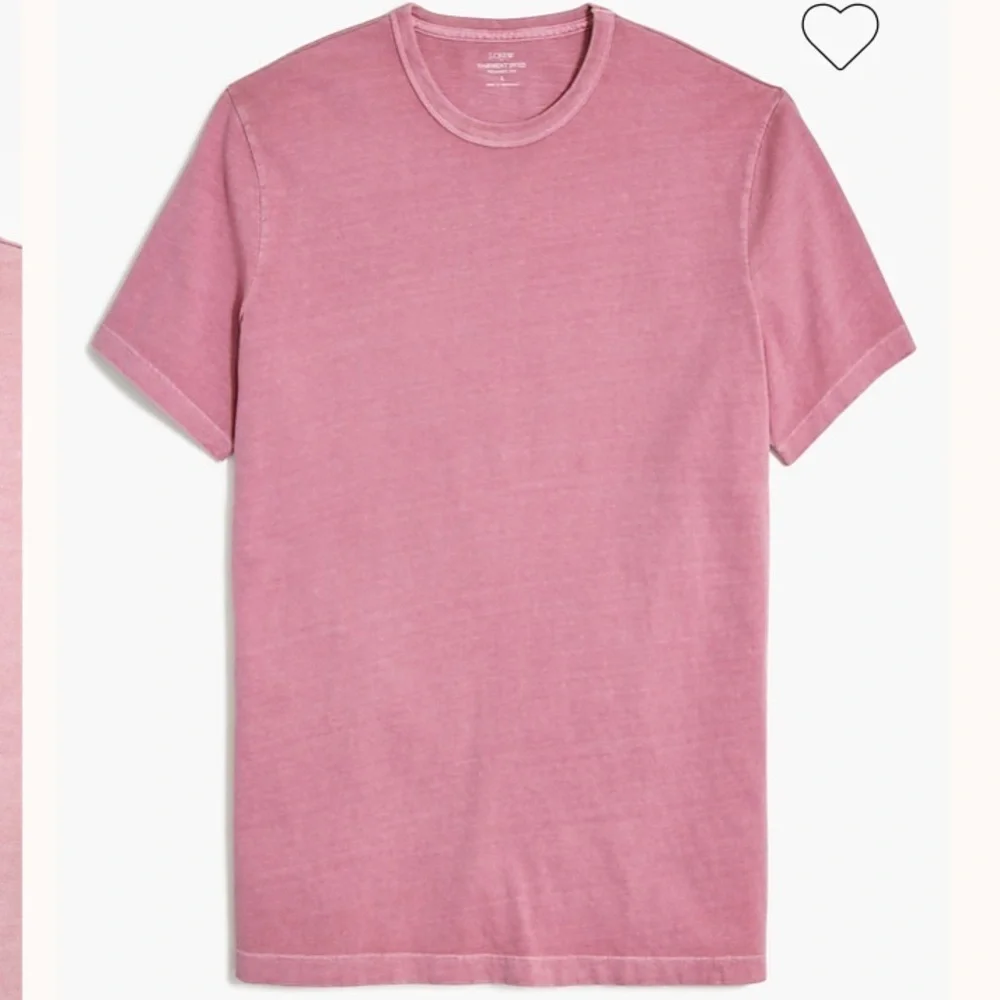 J crew faded wine Garment-dyed tee